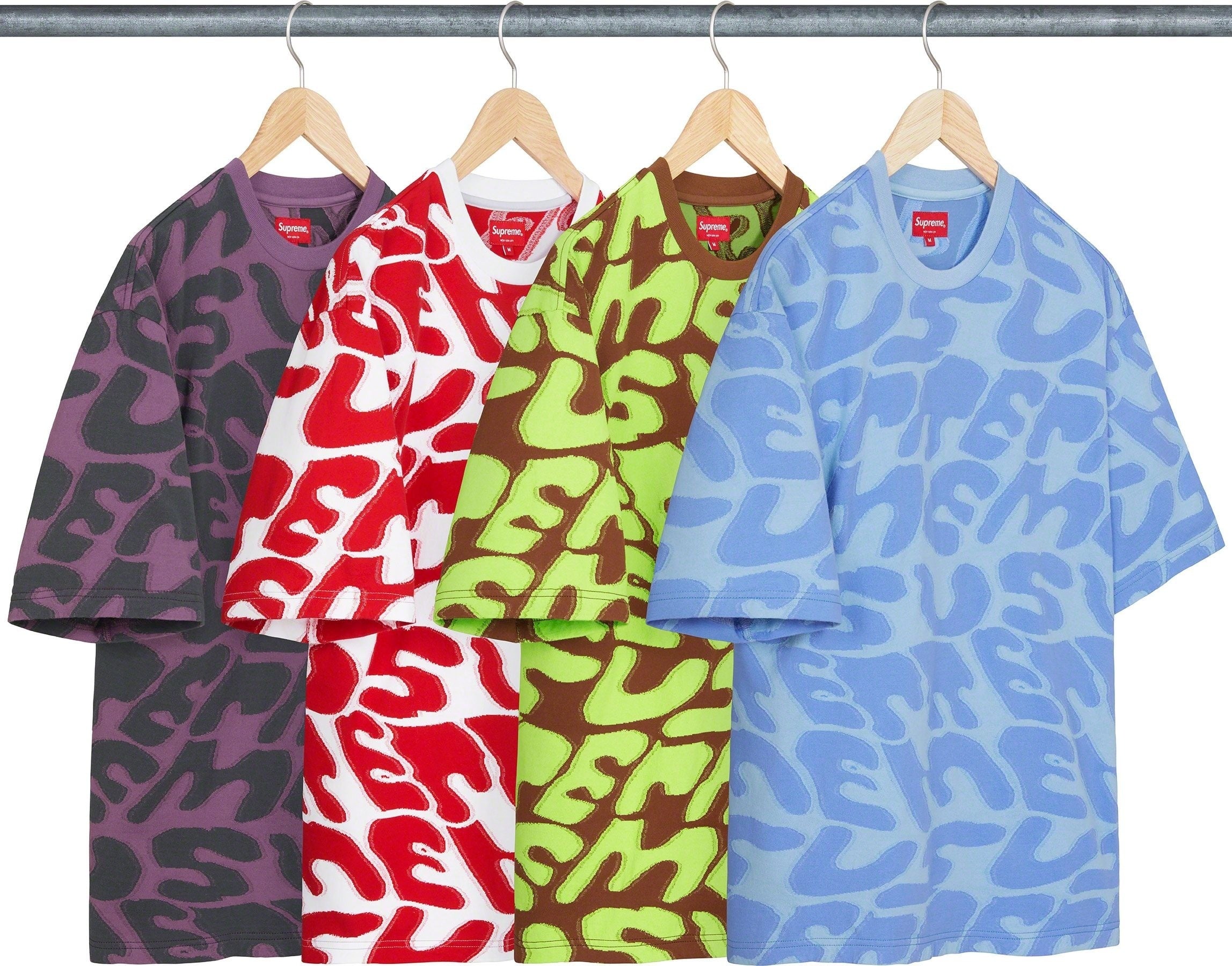 Stacked Intarsia S/S Top